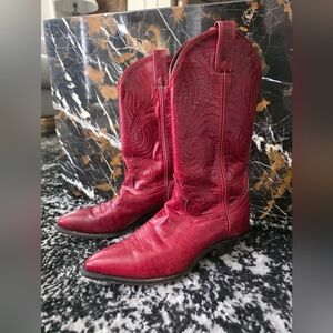 Vintage Code West Red Cowgirl Boots  Women’s 6.5M Red